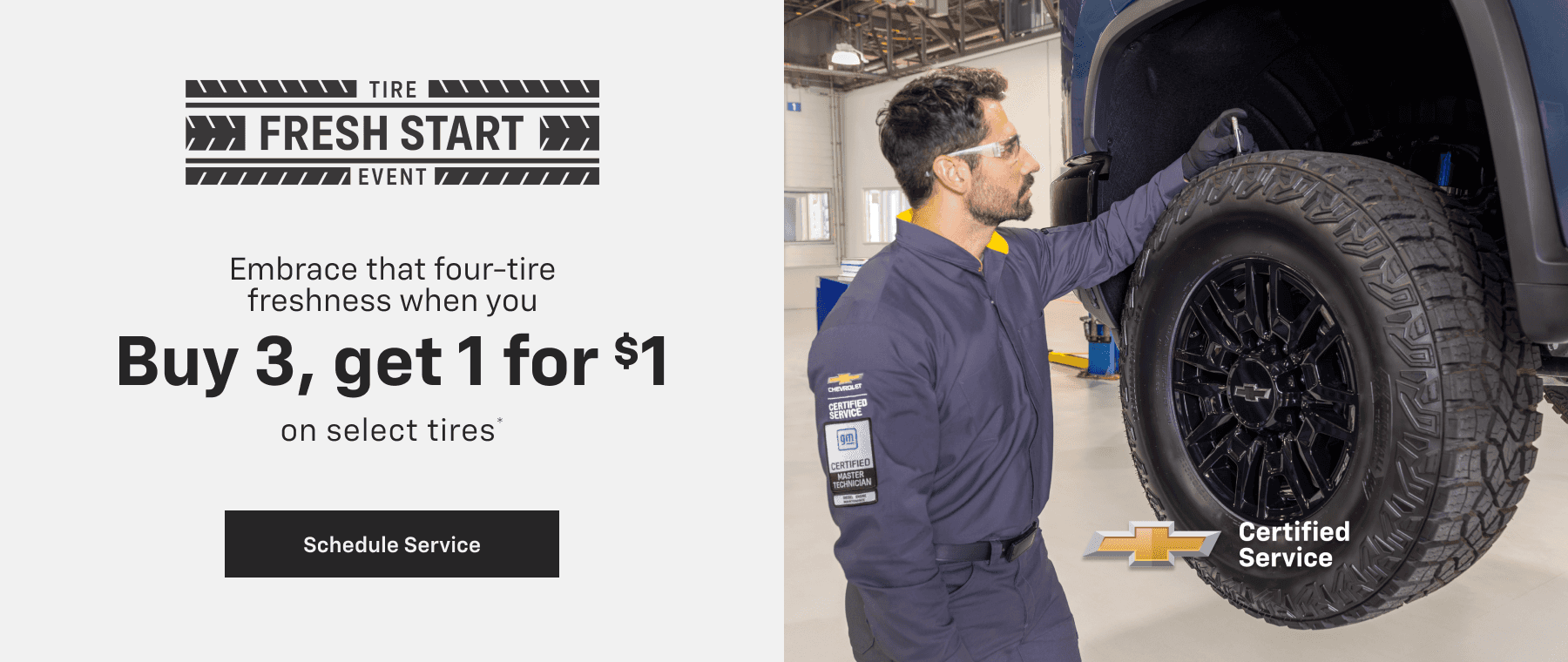 Tires buy 1 get one free