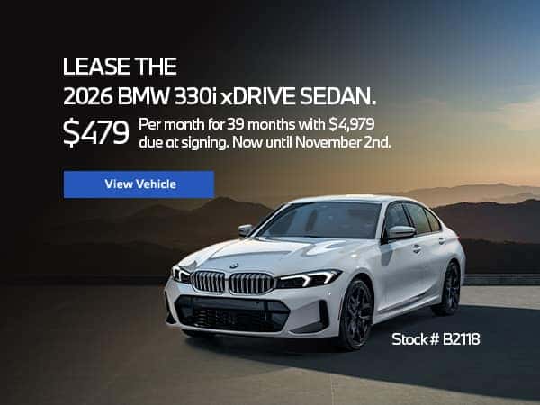 2026 BMW 330i xDrive Lease