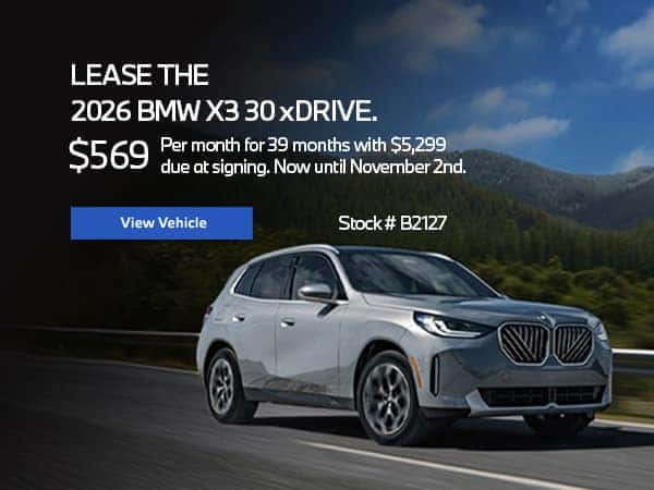 2026 BMW X3 30 xDrive Lease