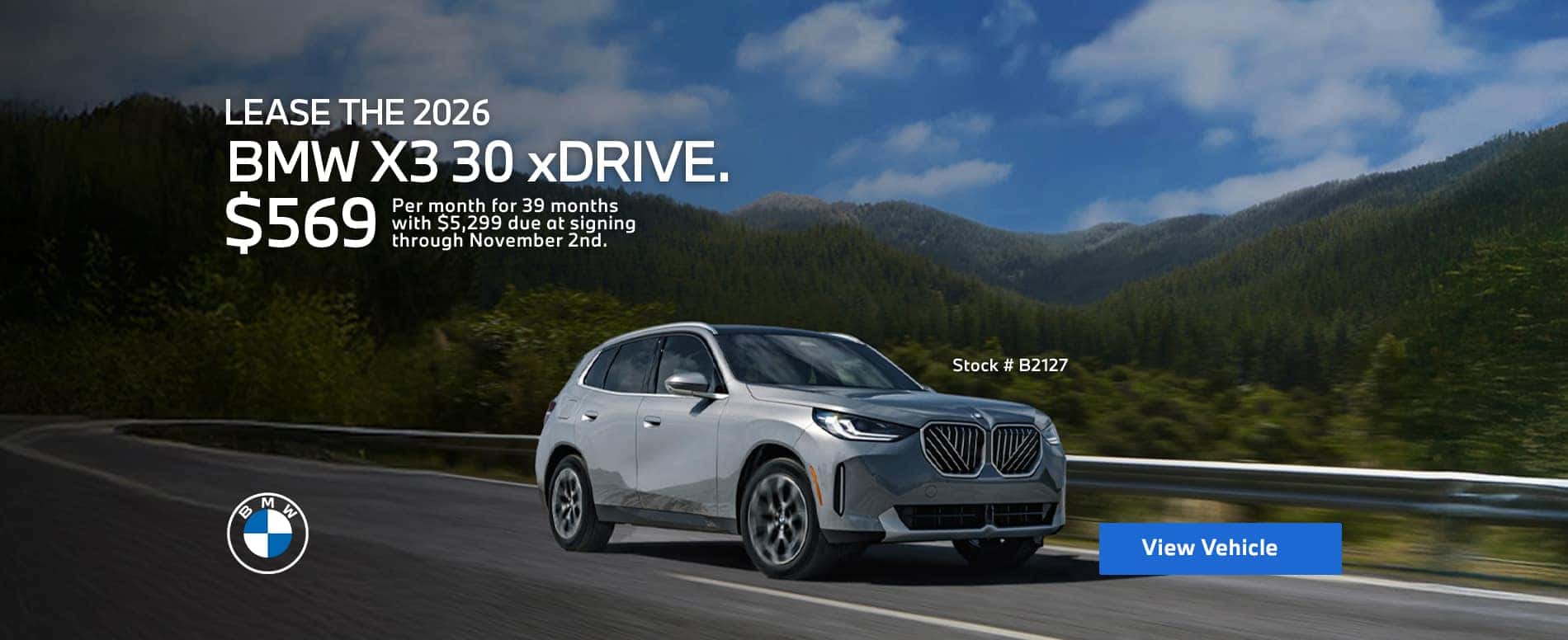 2026 X3 30 xDrive Lease Offer