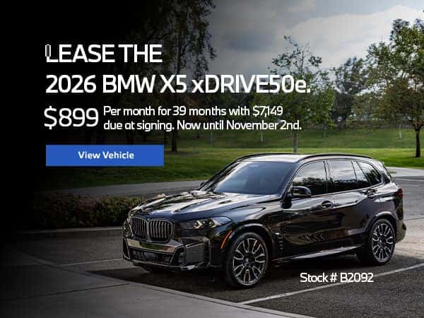 2026 BMW X5 xDrive50e Lease