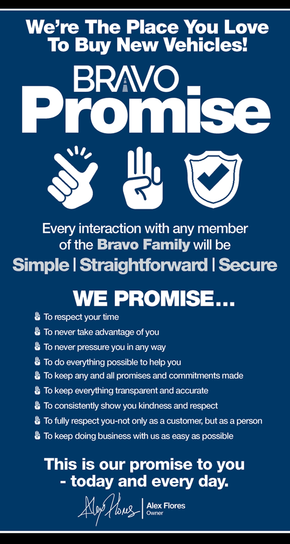 Why Choose Bravo Bravo Autos