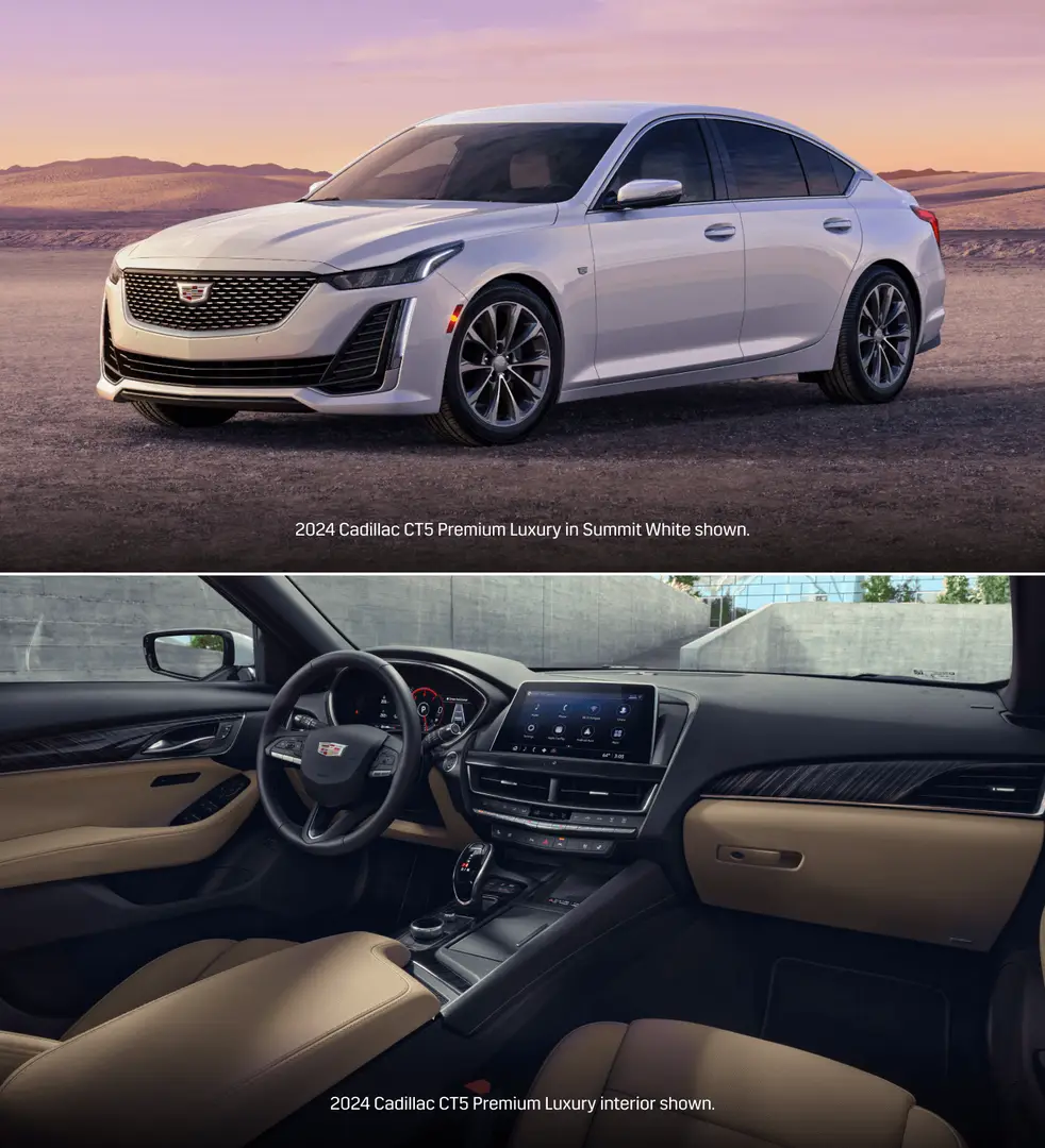 2024 Cadillac CT5 Trims: Luxury, Premium Luxury, Sport, CT5-V, & CT5-V Blackwing