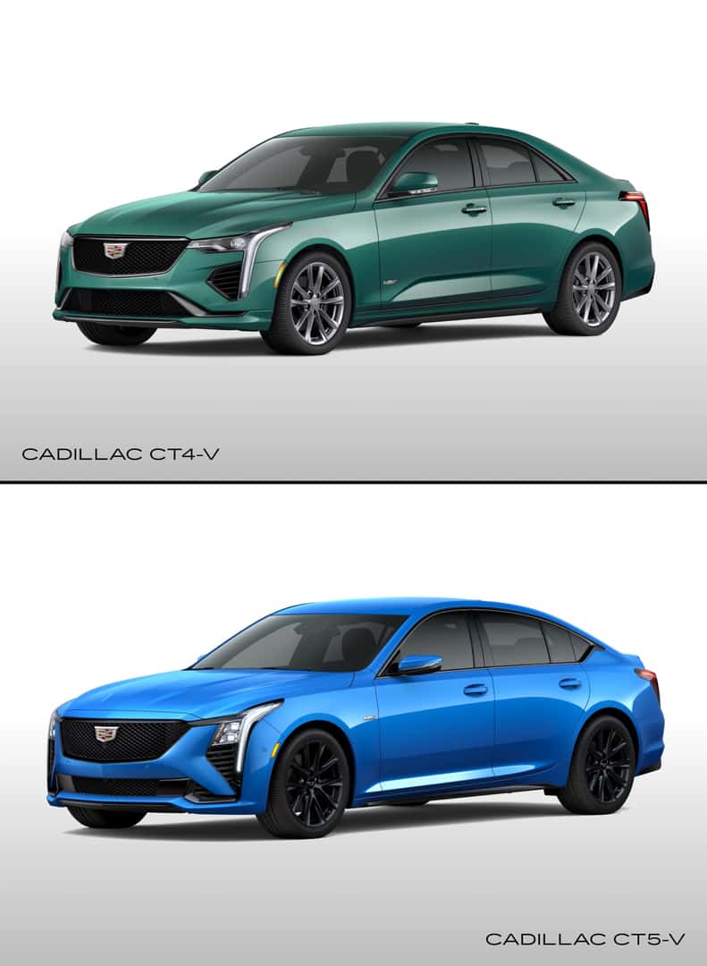 Cadillac CT4 vs. CT5 Spec