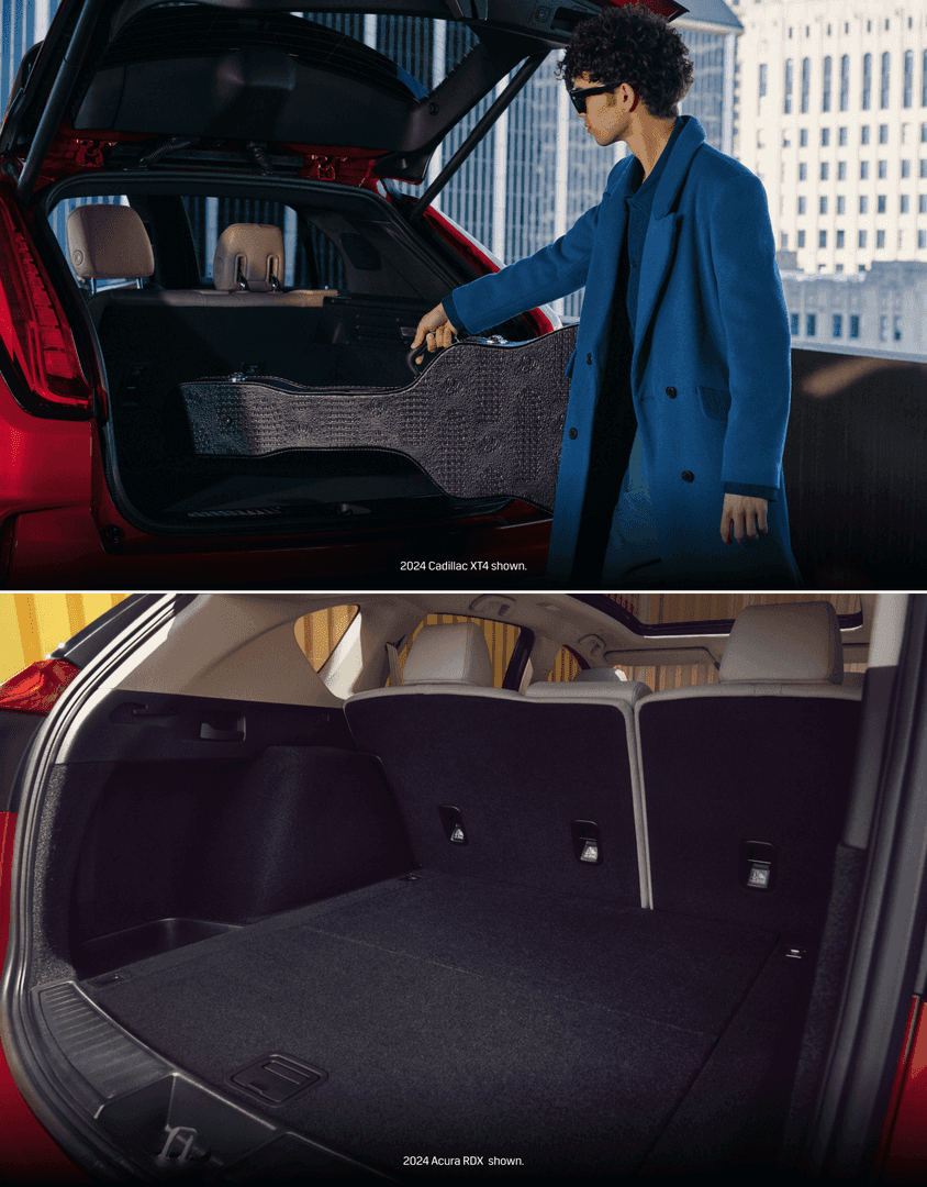 Cadillac XT4 vs. Acura RDX: Dimensions