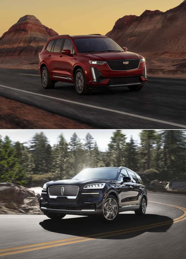 Comparing Cadillac XT6 vs. Lincoln Aviator Specs and Performance
