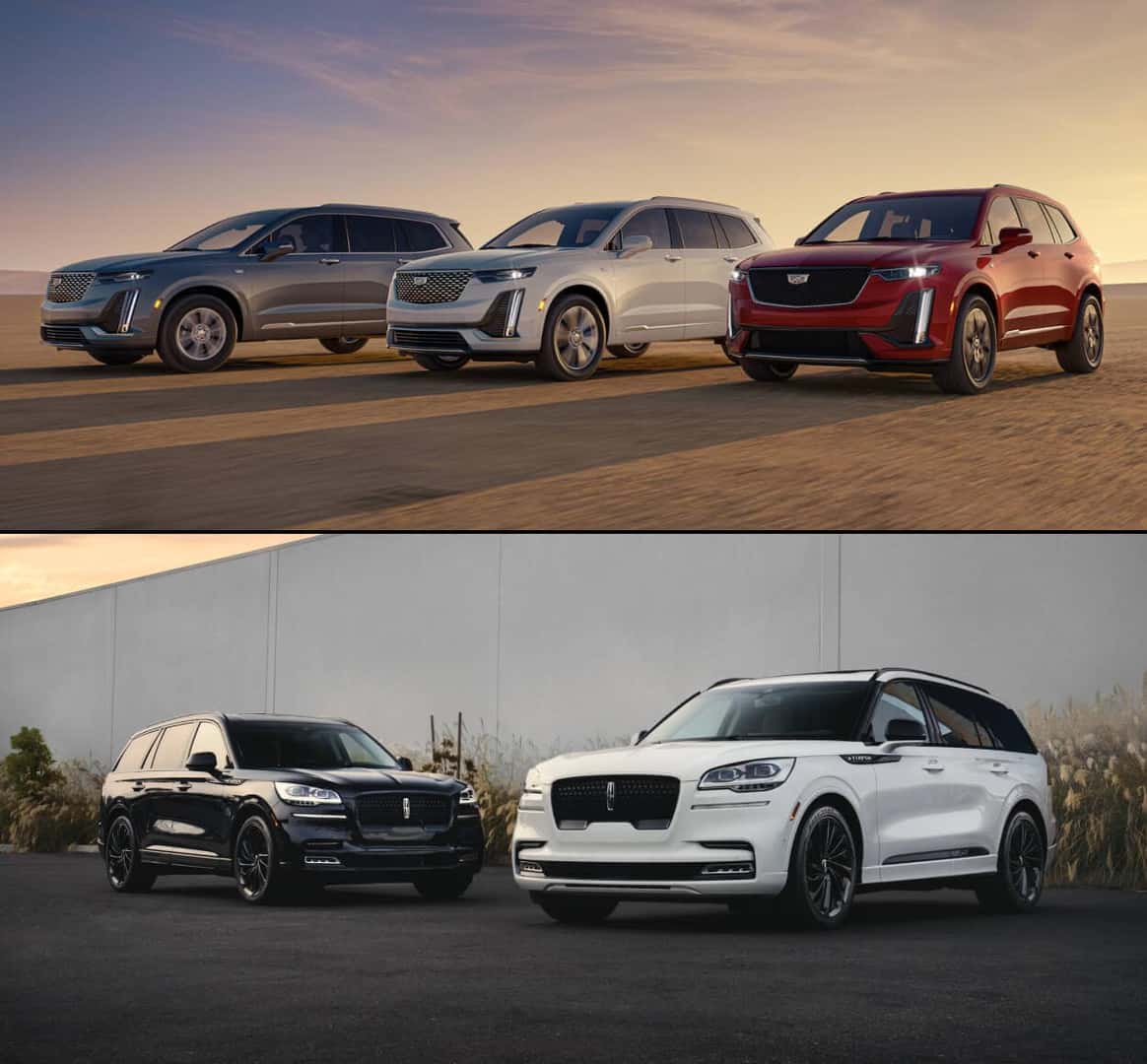 Lincoln Aviator vs. Cadillac XT6 Luxury SUVs: Trim Levels