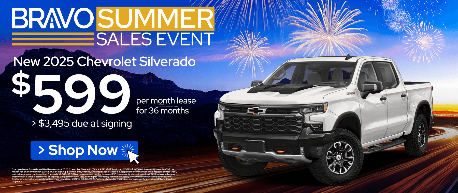 Summer-July-Bravo-Chevrolet-Las-Crucess-Desktop-Banner-Silverado-1500