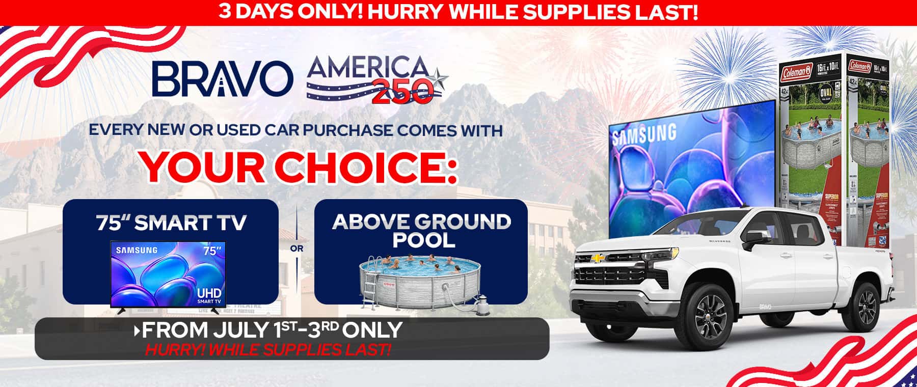 Bravo Chevy Specials