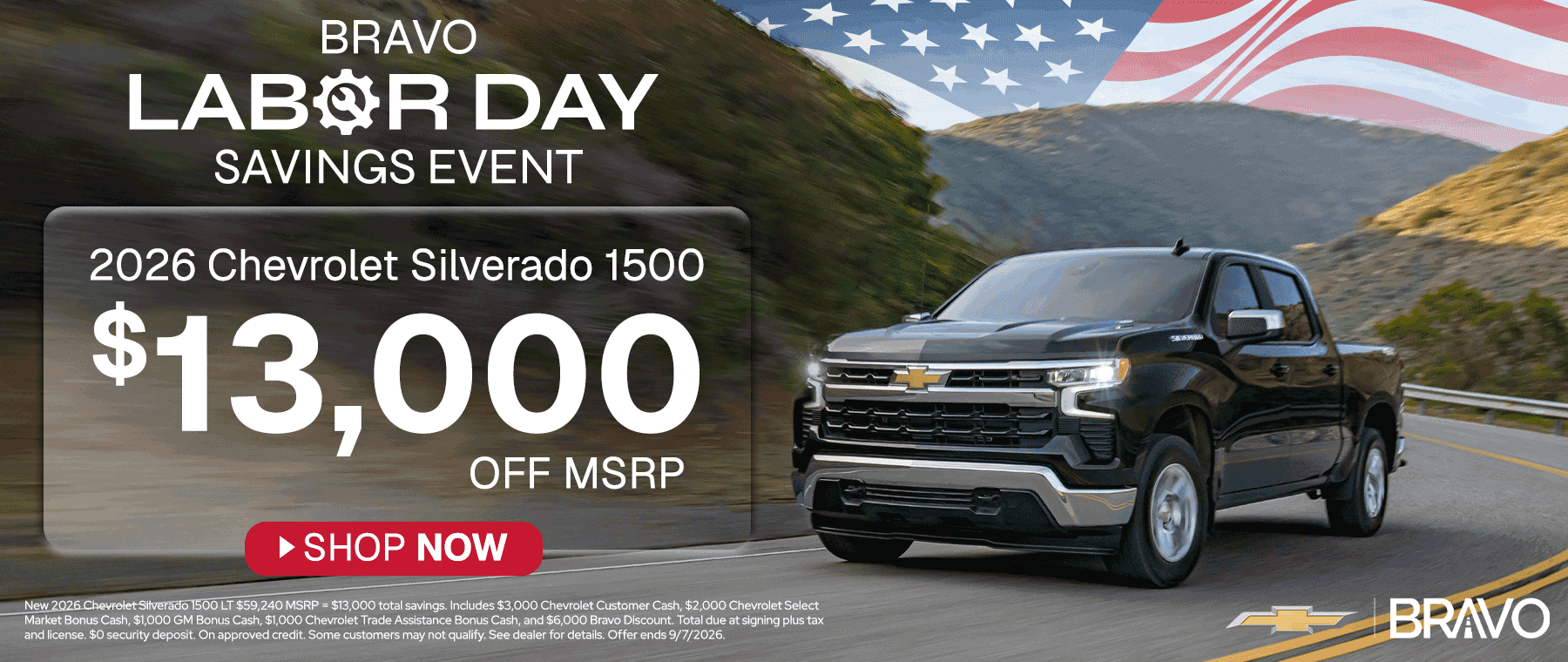 Bravo Chevy Specials