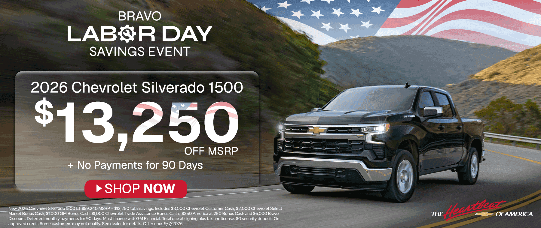 Bravo Chevy Specials