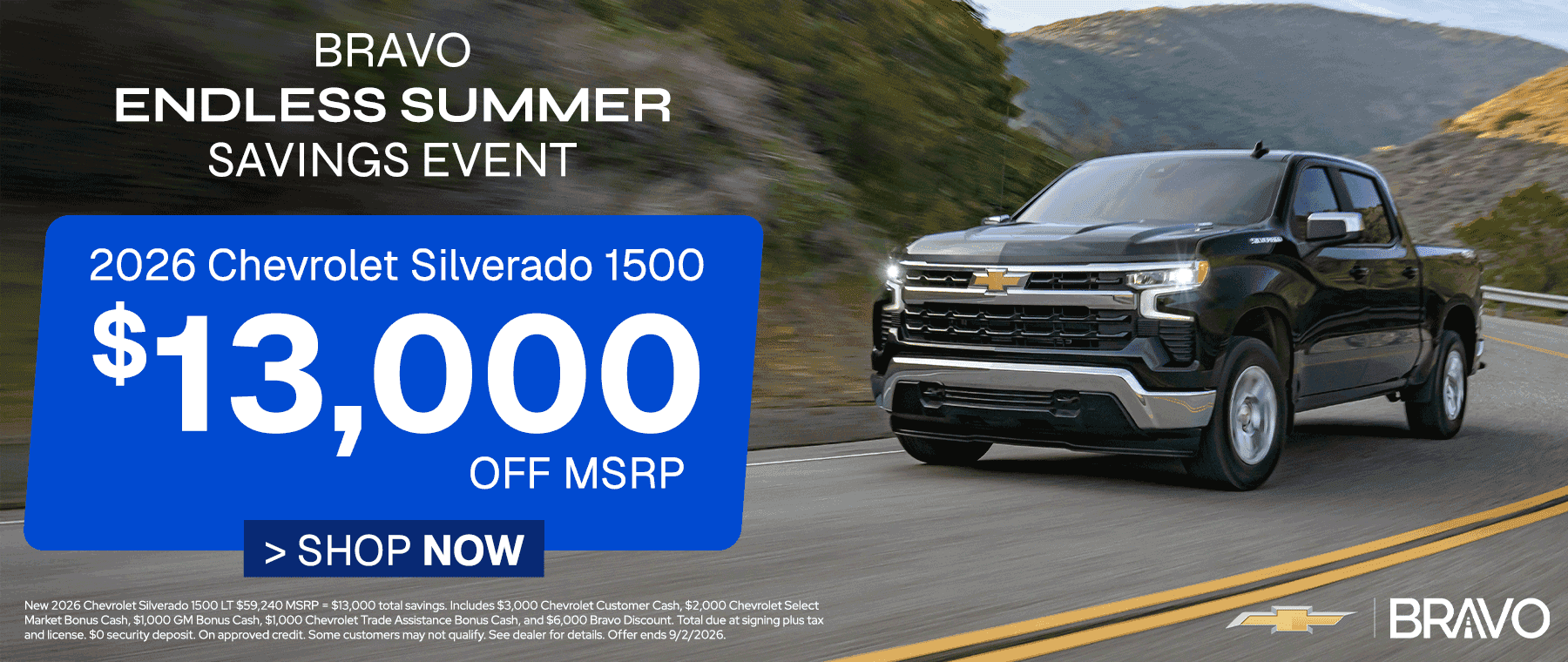 Bravo Chevy Specials