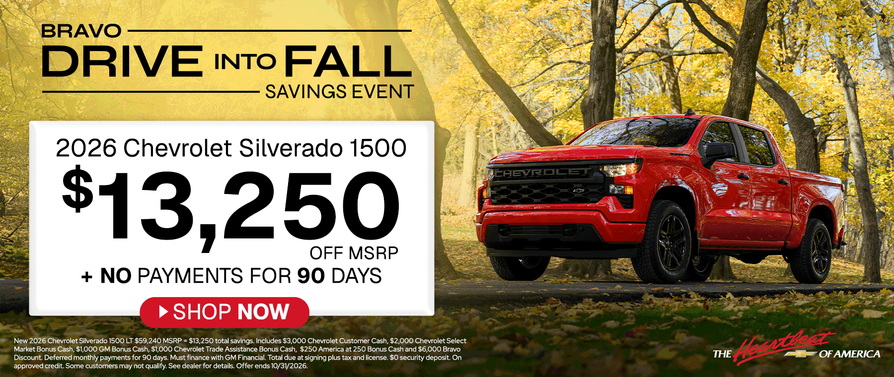 Bravo Chevy Specials