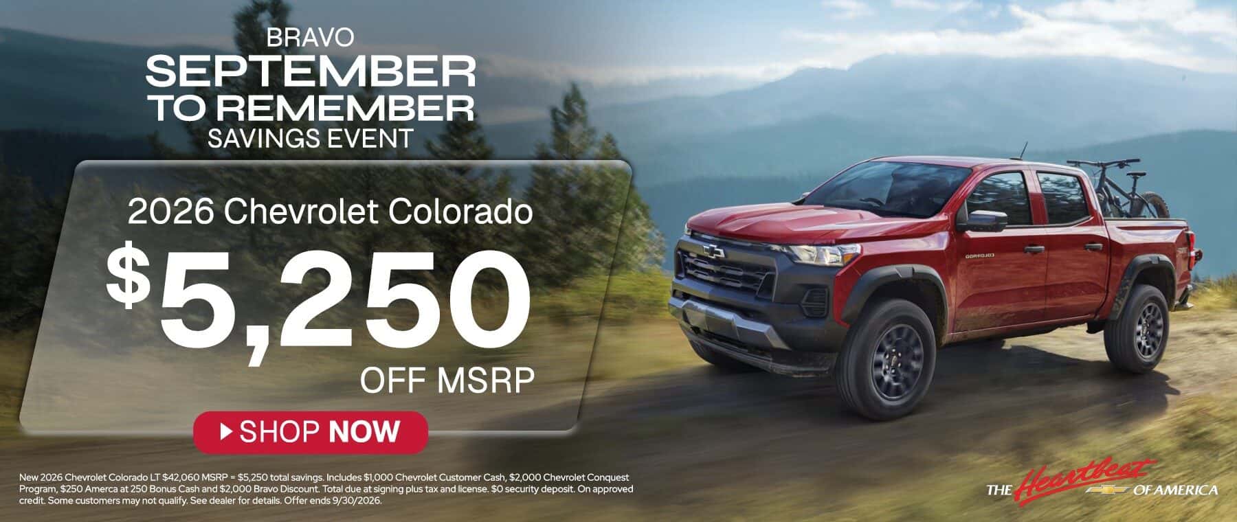 Bravo Chevy Specials