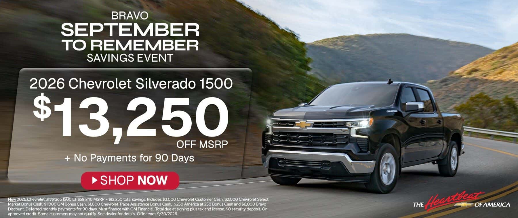 Bravo Chevy Specials