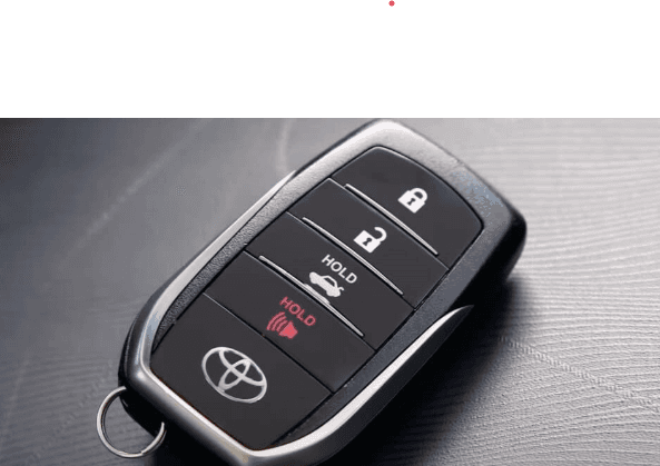 Ontto Cover Portachiavi In TPU Per Toyota – Custodia Morbida Per Key Fob 4 Pulsanti, Adatta A Tacoma Tundra 4Runner