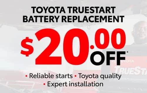 Toyota TrueStart Battery Replacement