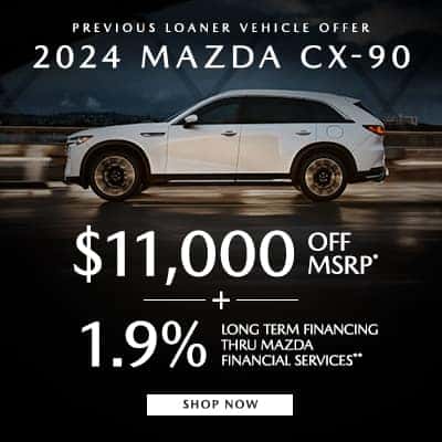 PREVIOUS MAZDA LOANER SPECIAL 