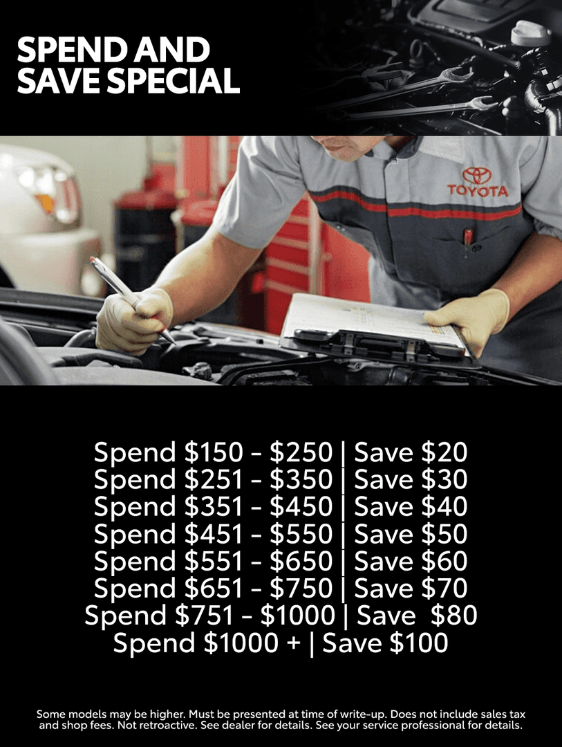 toyota henderson north carolina may service specials