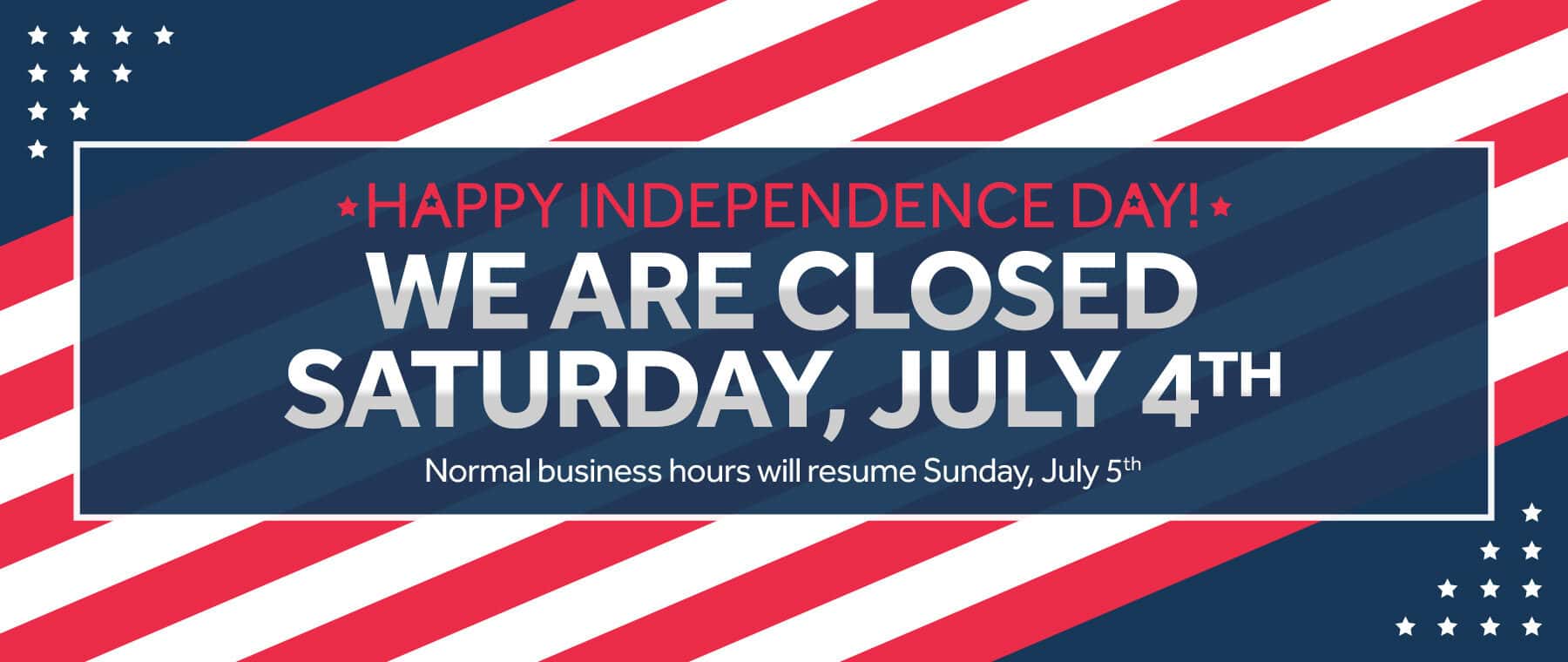 Closed July 4
