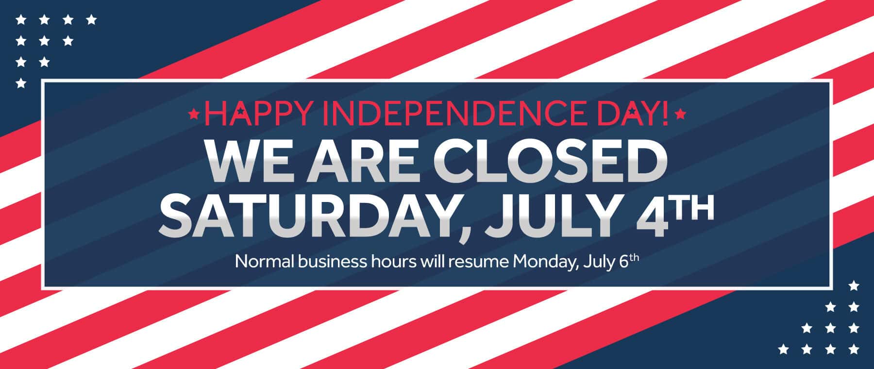 Closed July 4