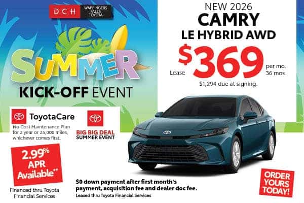 New 2026 Toyota Camry LE Hybrid AWD