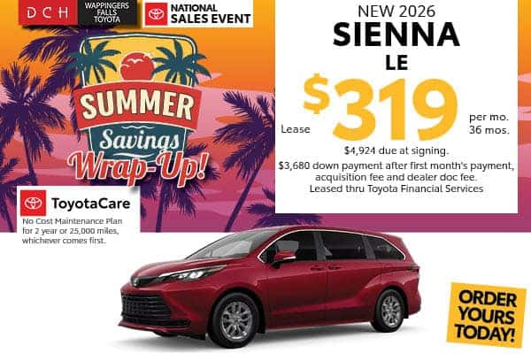 New 2026 Toyota Sienna LE
