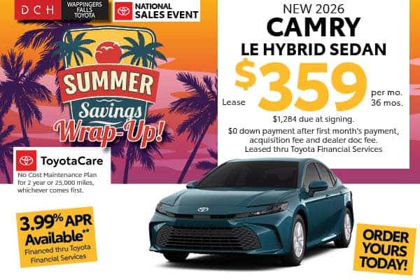 New 2026 Toyota Camry LE Hybrid