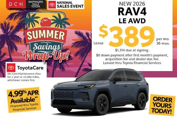 New 2026 Toyota RAV4 LE AWD