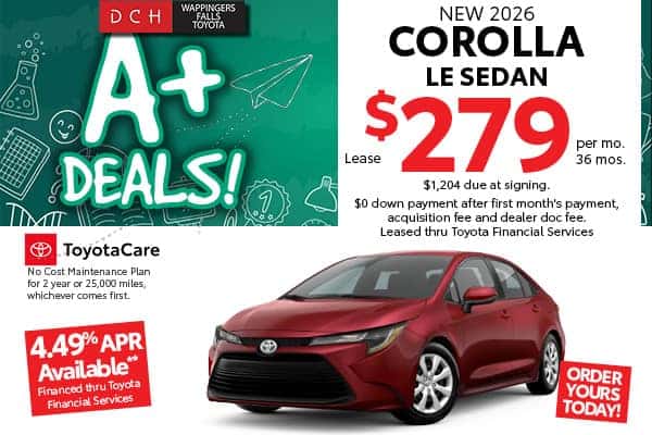 New 2026 Toyota Corolla LE Sedan