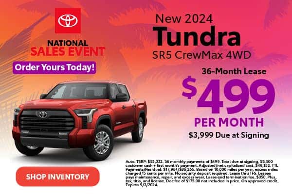 Lease Specials | DCH Wappingers Falls Toyota