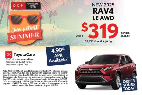 New 2025 Toyota RAV4 LE All-Wheel Drive SUV