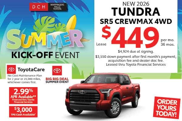 New 2026 Toyota Tundra SR5 CrewMax 4WD
