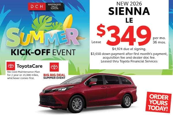 New 2026 Toyota Sienna LE