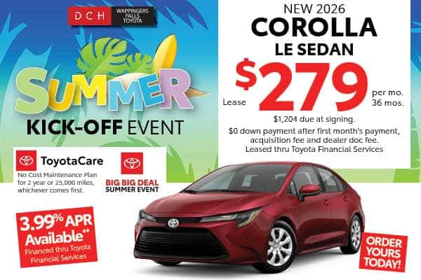 New 2026 Toyota Corolla LE Sedan