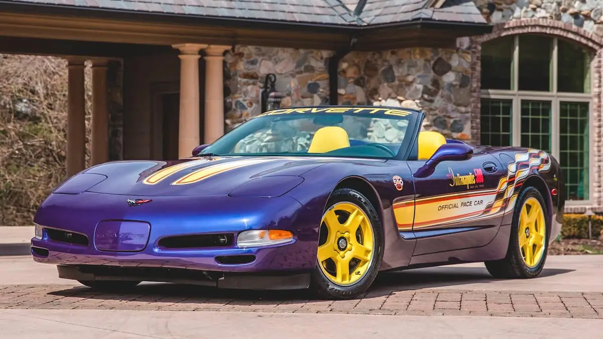 Indy 500 Pace Car 2023 Corvette Z06 and Sarah Fisher Dieffenbach GM