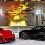 2024 Corvette E-Ray at The Rink at Rockefeller Center