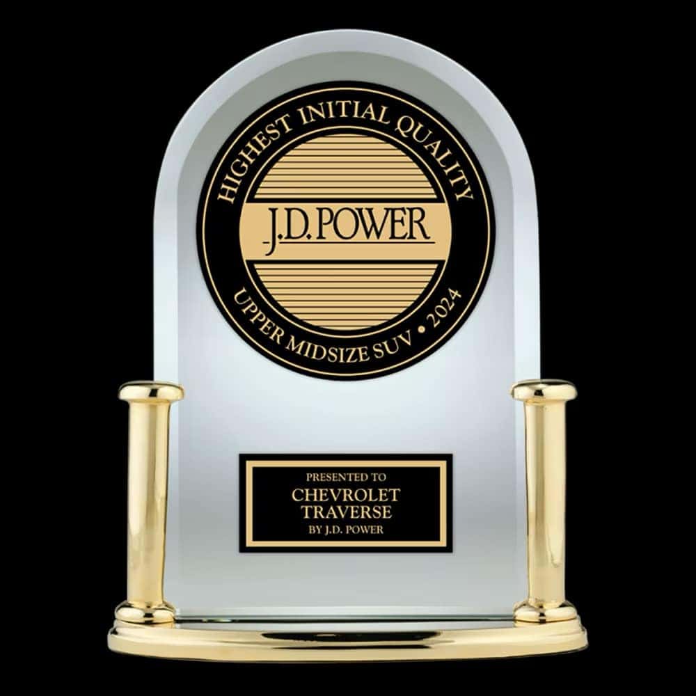 Highest Initial Quality Upper Midsize SUV Chevy Traverse