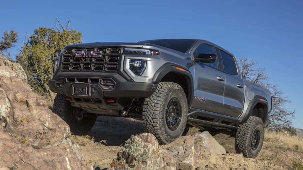 Comparing the GMC Canyon AT4, AT4X, and AT4X AEV Edition - Off Road