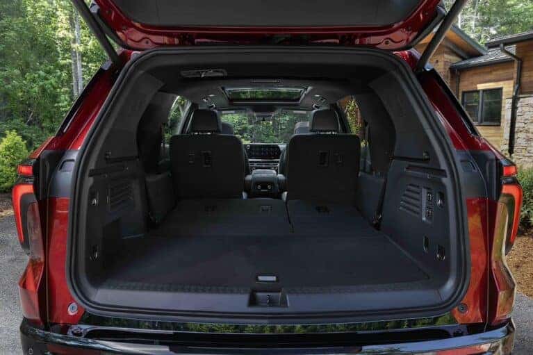 Chevy Traverse 3rd Row Cargo Capacity