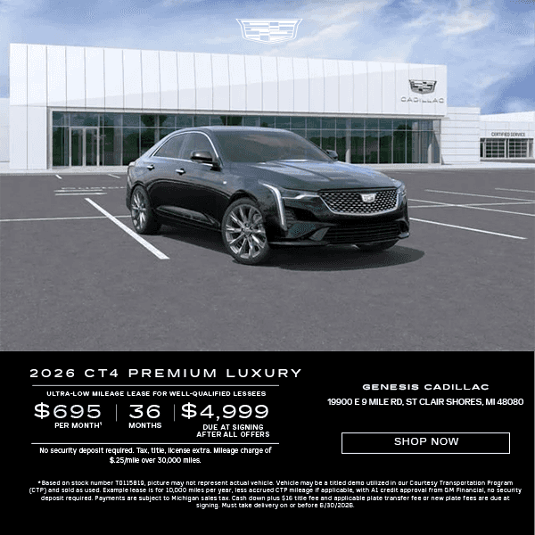 2026 CT4 Premium Luxury 