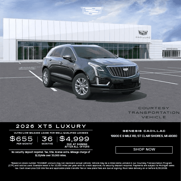 2026 XT5 Luxury