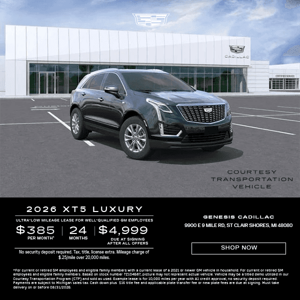 2026 XT5 Luxury Employee 