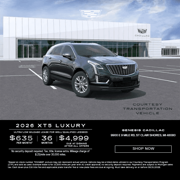 2026 Cadillac XT5 Luxury Everyone 