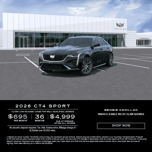 2026 Cadillac CT4 Sport Everyone