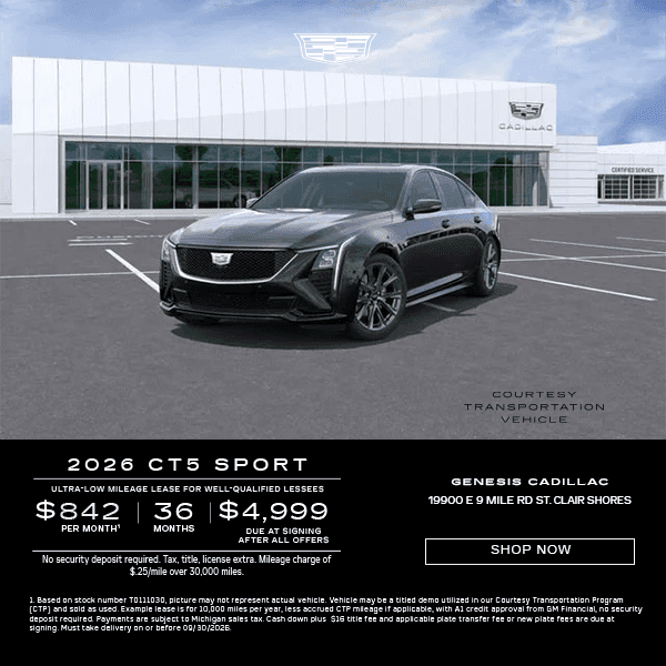 2026 Cadillac CT5 Sport Everyone