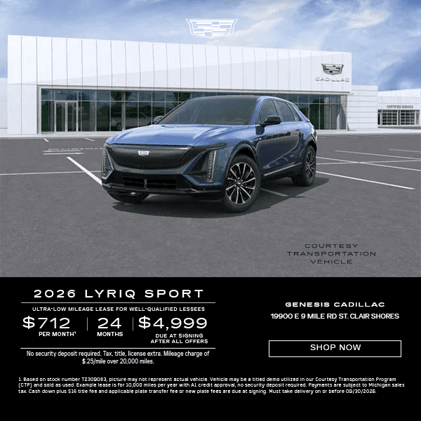 2026 Cadillac LYRIQ Sport Everyone