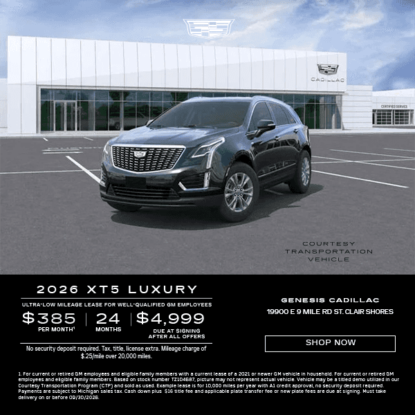 2026 XT5 Luxury Employee 