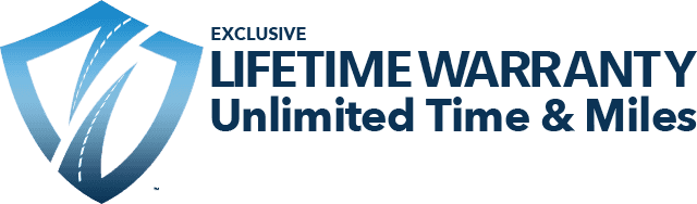 Exclusive Lifetime Warranty Unlimited Time & Miles