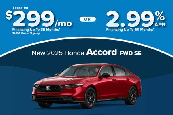  New 2025 Honda Accord FWD SE